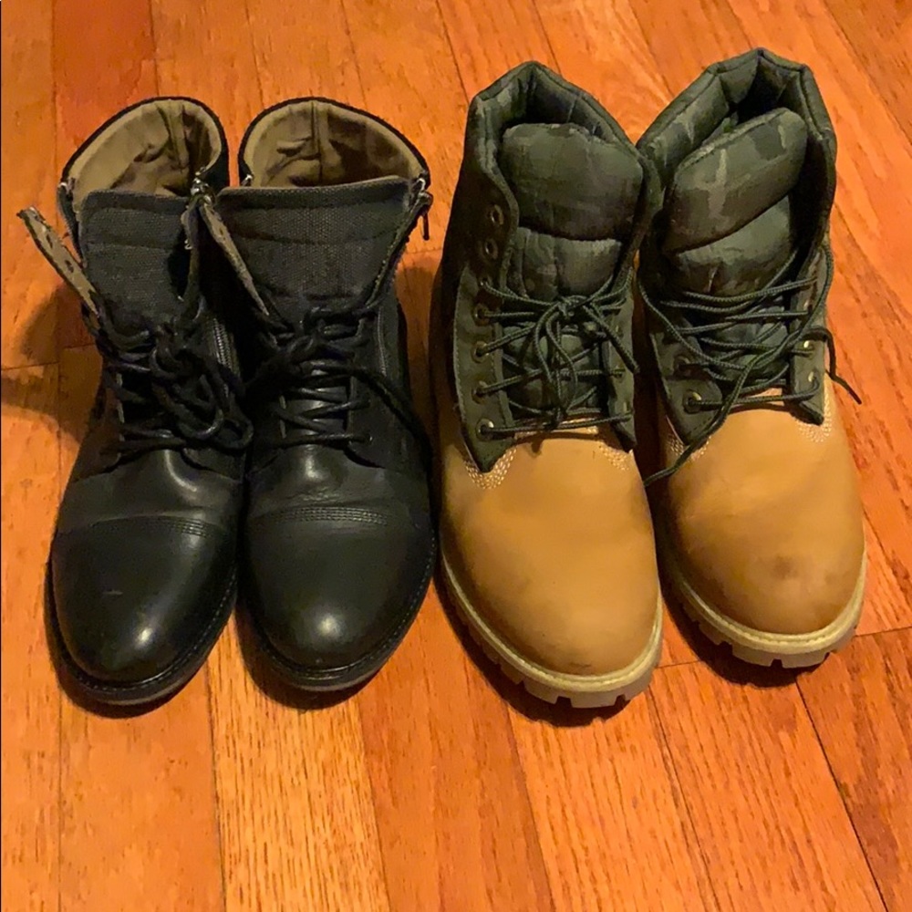 Size 10.5 Timberlands and Aldo Bundle